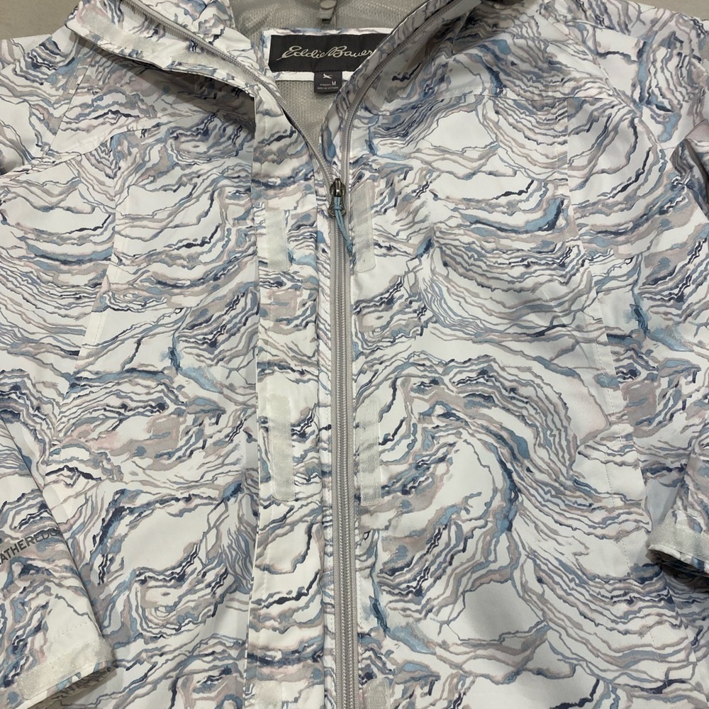 Eddie Bauer Jacket size Medium White Multicolor WeatherEdge - Picture 5 of 16